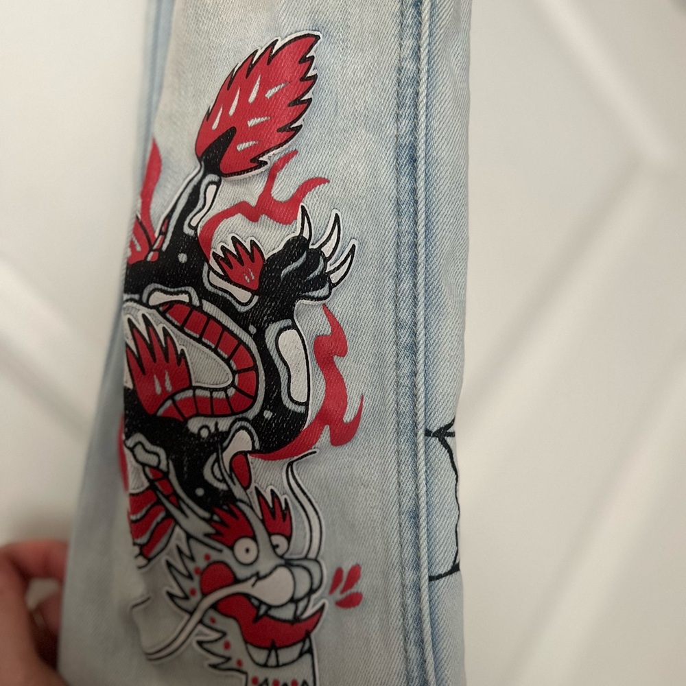 Ninth Hall Rogue Skinny Light Wash Jeans - Picture 7 of 11